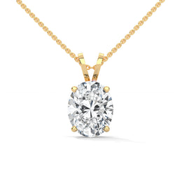 2.88 CT Oval Elite Diamond Pendant (Without Chain)
