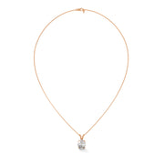 2.88 CT Oval Elite Diamond Pendant (Without Chain)