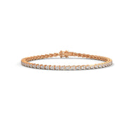 Alternating Princess Tennis Bracelet