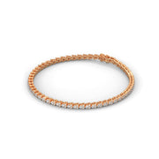 Alternating Princess Tennis Bracelet