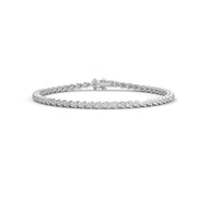 Alternating Princess Tennis Bracelet