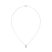 Classic Emerald Solitaire Pendant (Without Chain)