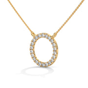 Diamond Circle Necklet
