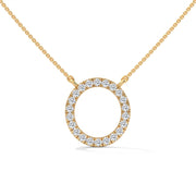 Diamond Circle Necklet