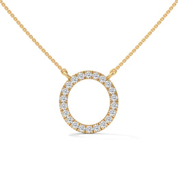 Diamond Circle Necklet