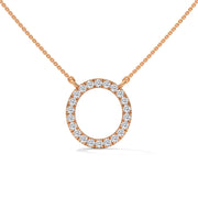 Diamond Circle Necklet