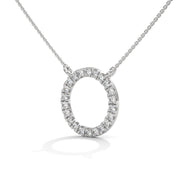 Diamond Circle Necklet