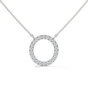 Diamond Circle Necklet
