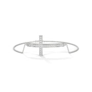 Diamonds Cross Bracelet