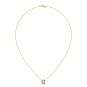 Earthy Solitaire Diamond Pendant (Without Chain)