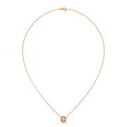 Earthy Solitaire Diamond Pendant (Without Chain)