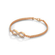 Infinity Elegance Diamond Bracelet