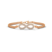 Infinity Elegance Diamond Bracelet