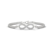 Infinity Elegance Diamond Bracelet