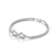 Infinity Elegance Diamond Bracelet