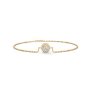Circle of Love Diamond Chain Bracelet