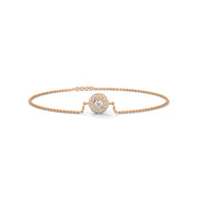 Circle of Love Diamond Chain Bracelet