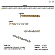 Marquise-Cut Lab-Grown Diamond Tennis Bracelet