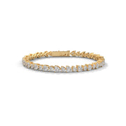 Marquise-Cut Lab-Grown Diamond Tennis Bracelet