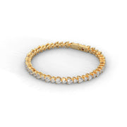 Marquise-Cut Lab-Grown Diamond Tennis Bracelet