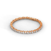 Marquise-Cut Lab-Grown Diamond Tennis Bracelet