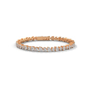 Marquise-Cut Lab-Grown Diamond Tennis Bracelet