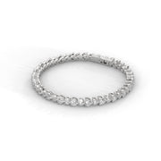 Marquise-Cut Lab-Grown Diamond Tennis Bracelet