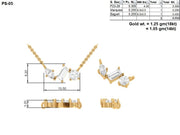 Marquise, Baguette & Round Diamond Pendant (0.95 CT)