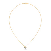 Asscher-Cut Diamond Solitaire Pendant (Without Chain)