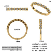 Bezel-set Round Diamonds