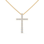 Big Cross Diamond Necklace