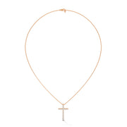 Big Cross Diamond Necklace