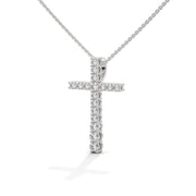 Big Cross Diamond Necklace