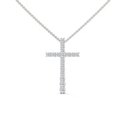 Big Cross Diamond Necklace