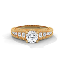 Diamond Pave Engagement Ring