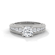 Diamond Pave Engagement Ring