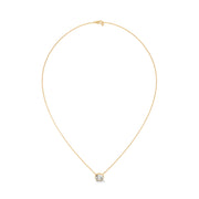 Earthy Solitaire Diamond Pendant