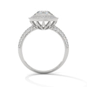 Enchanted Blooms: Round Solitaire Diamond Wedding Ring