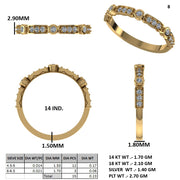 Eternity Diamond Band Ring for Women