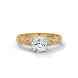 The6C's Enchanted Crown Solitaire Ring