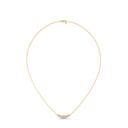 Graduated Diamond Bar Necklace (Without Chain)