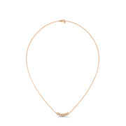 Graduated Diamond Bar Necklace (Without Chain)