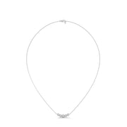 Graduated Diamond Bar Necklace (Without Chain)