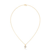 Heart Clover Diamond Pendant