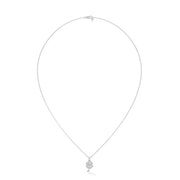 Heart Clover Diamond Pendant