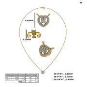 The Heart Cuddle Lab Diamond Pendant