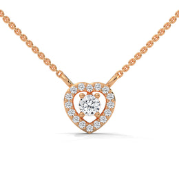 The Heart Cuddle Lab Diamond Pendant