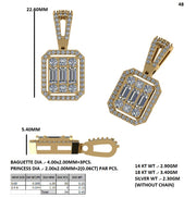 Mixed-Cut Art Pendant