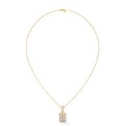 Mixed-Cut Art Pendant