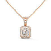 Mixed-Cut Art Pendant